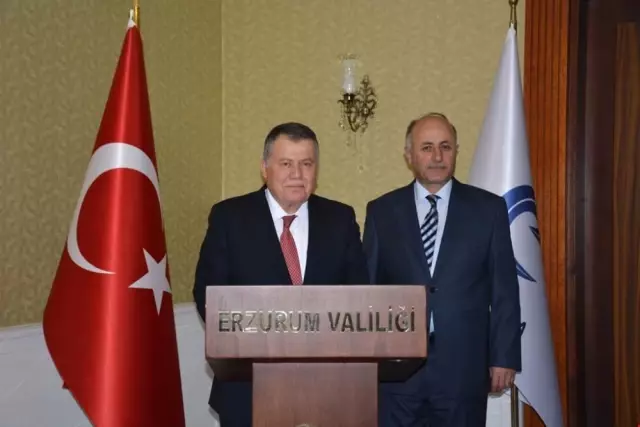 Yargıtay Birinci Başkanı İsmail Rüştü Cirit'ten Erzurum Valiliğine Ziyaret Yargıtay Birinci Başkanı İsmail Rüştü Cirit'ten Erzurum Valiliğine Ziyaret