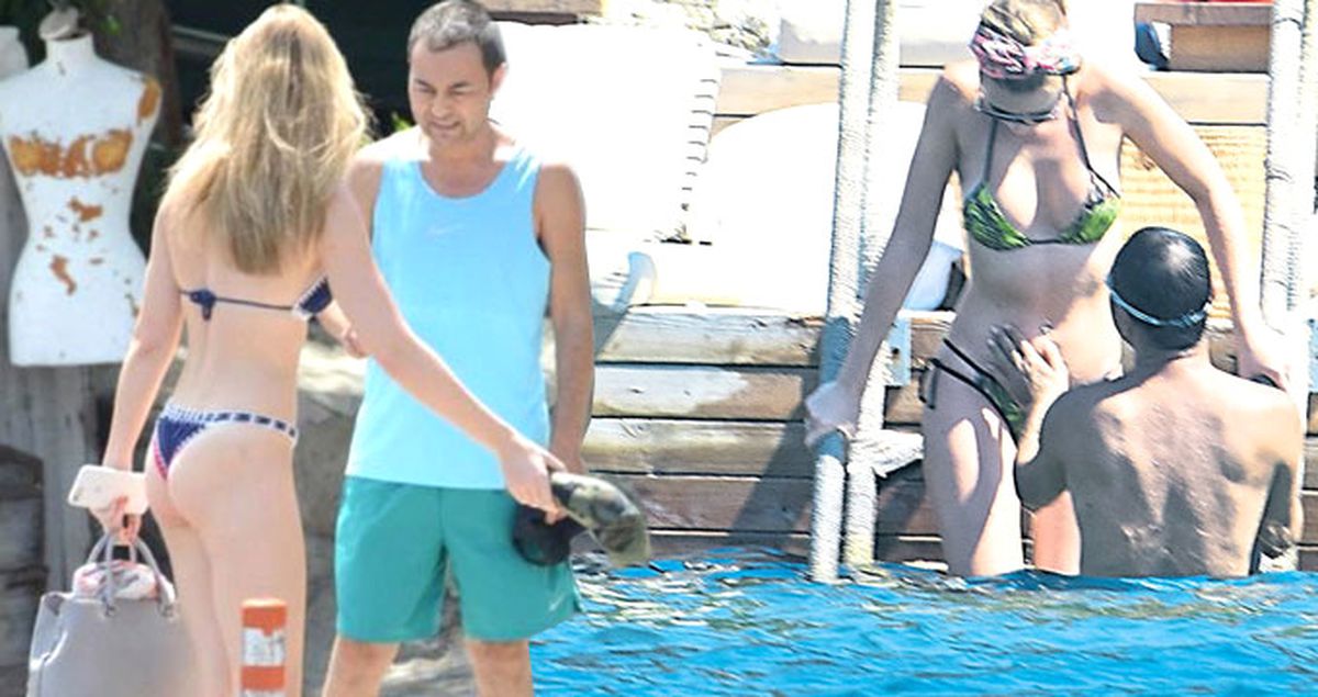 Serdar Ortaç ve Eşi Bikini Tartışmasının Ardından Denizde Aşk Dolu Anlar Yaşadı