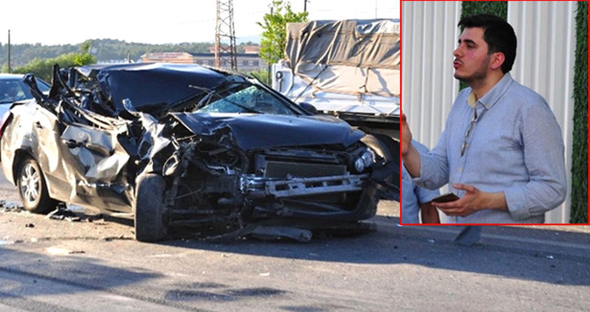 Mucize Eseri Kurtuluş! Hurdaya Dönen Araçtan Burnu Bile Kanamadan Çıktı