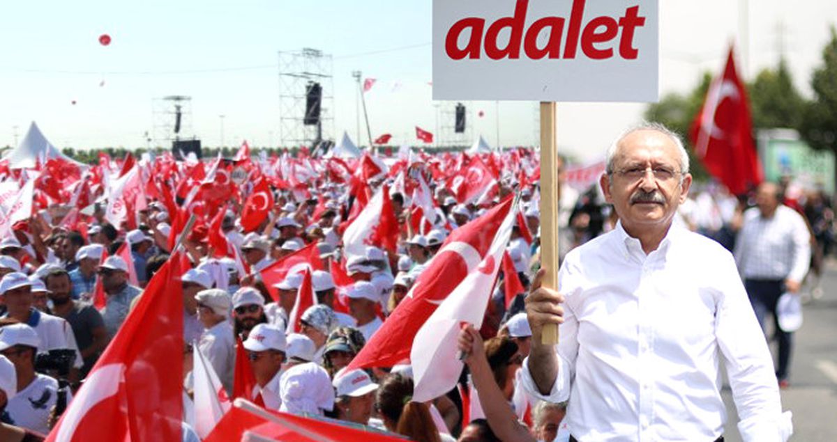 Kılıçdaroğlu Miting Alanına Ulaştı, 'Adalet Yürüyüşü' Sona Erdi