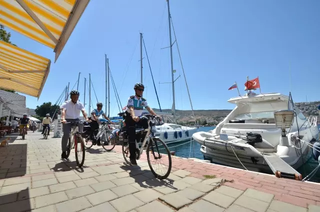 Foça'da Emniyet Pedallarla Daha Hızlı Sağlanacak
