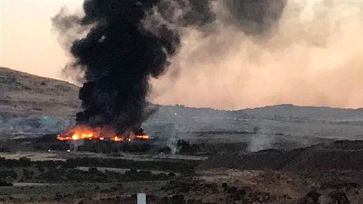 Kilis'te Askeri Alanda Yangın! Mühimmatlar Patladı