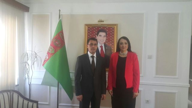 Patronlar Dünyasından Türkmenistan Ankara Büyükelçiliği'ne Ziyaret