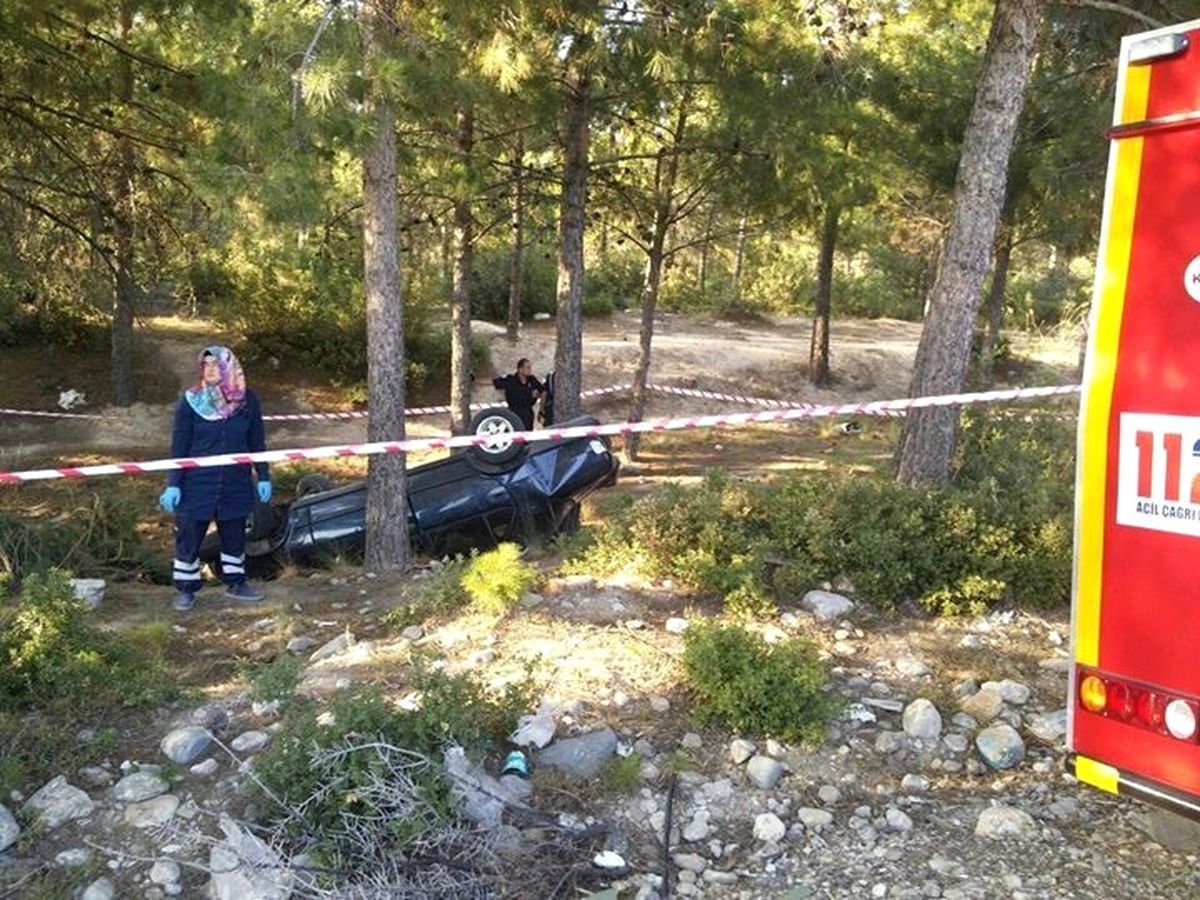 Denizli'de Otomobil Takla Attı: 1 Ölü