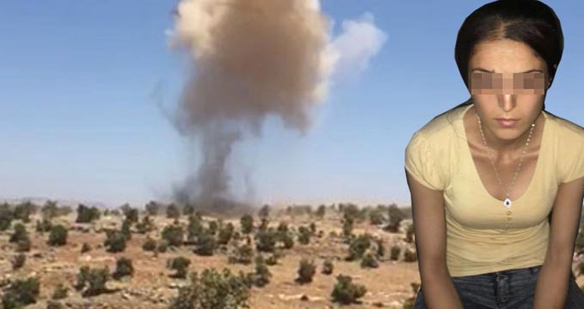 Makyajlı Terörist Yer Gösterdi, PKK'nın Bombaları Havaya Uçtu