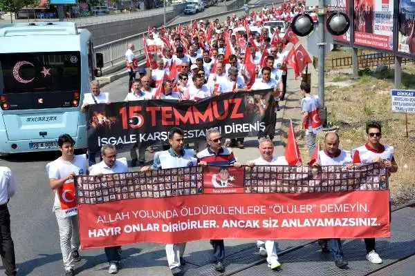 Karabük'te 15 Temmuz Yürüyüşü