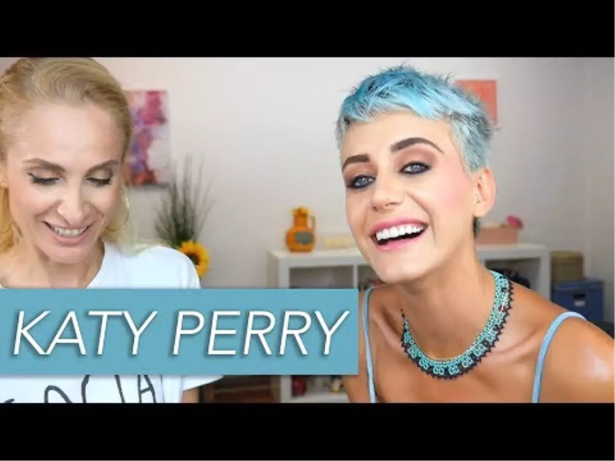 Katy Perry'e Benzerliği İle Bilinen Türk Model Gizem Barlak, Ünlü Makyöze Konuk Oldu