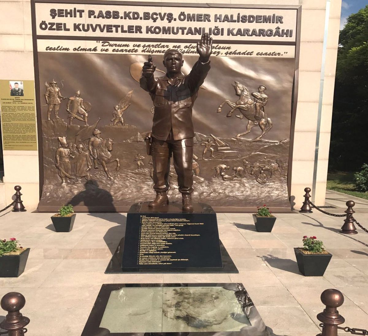 Ömer Halisdemir'in Şehit Düştüğü Yerde Anıt