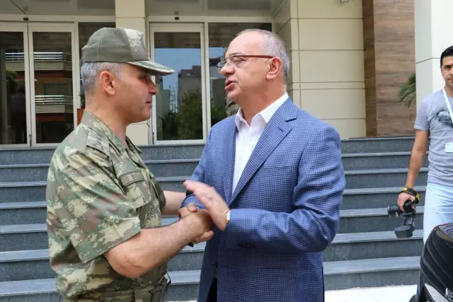 Başkan Ergün Tugay Komutanını Ağırladı