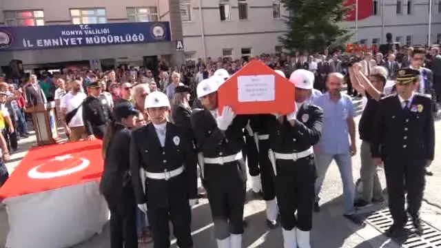 Denetim Noktasındaki Kazada Şehit Olan Polis, Memleketine Uğurlandı