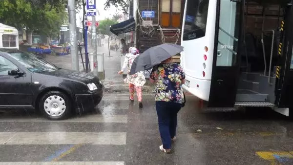 Edirne'de Sağanak Yağış