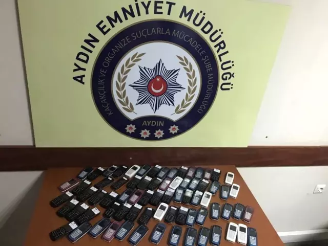Aydın'da 73 Adet Kaçak Cep Telefonu Yakalandı