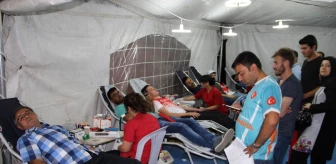 Kızılay'a İki Günde 270 Ünite Kan Bağışı Yapıldı