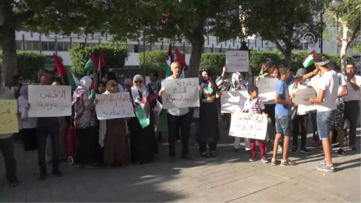 Tunus'ta Mescid-i Aksa Gösterisi