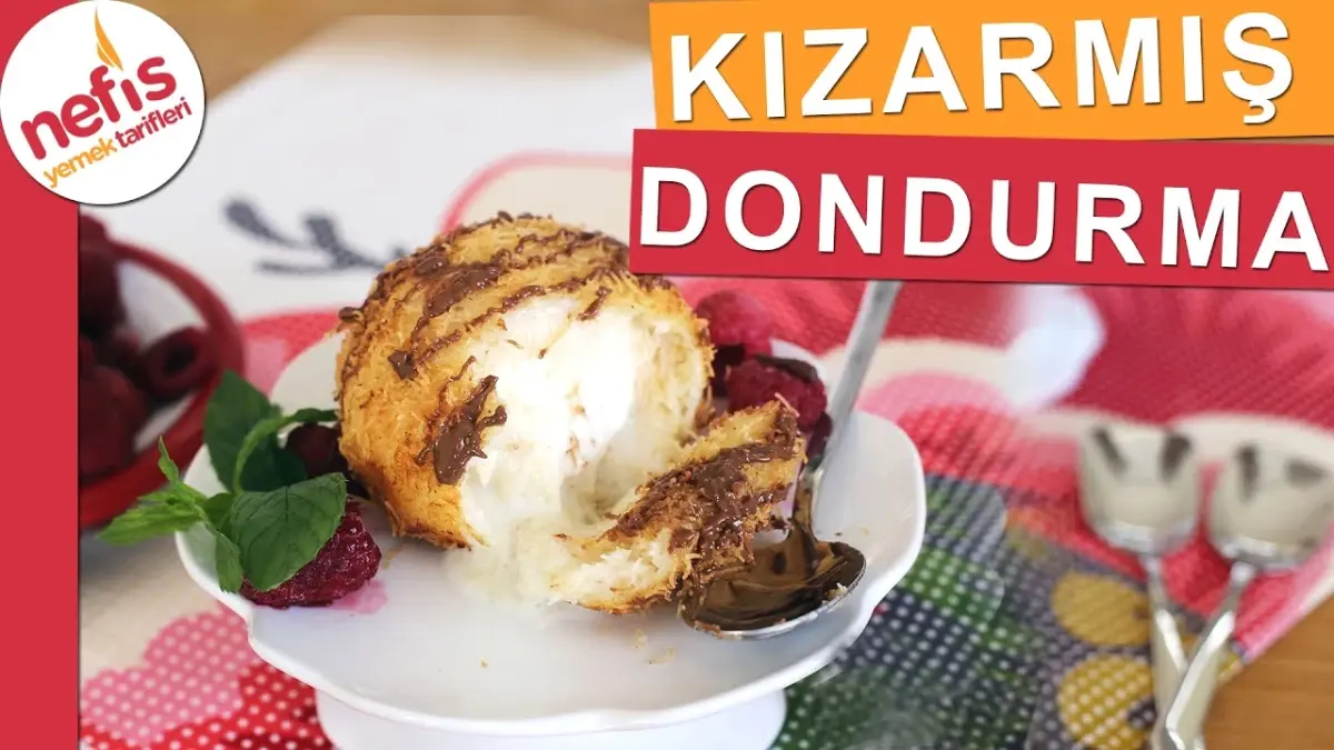 Dışı Çıtır Çıtır Kızarmış Dondurma Tarifi