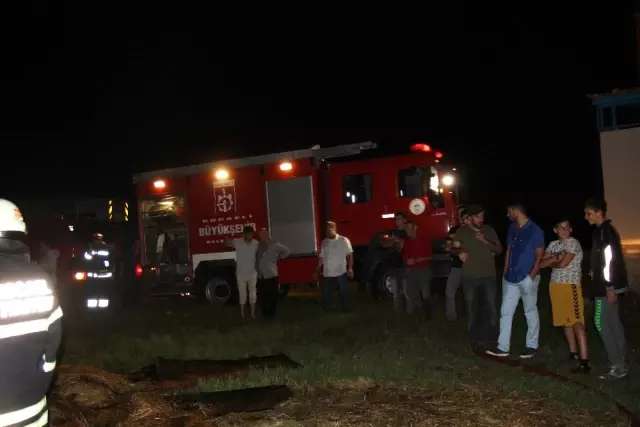 Kocaeli'de Ot Yangını Korkuttu Kocaeli'de Ot Yangını Korkuttu