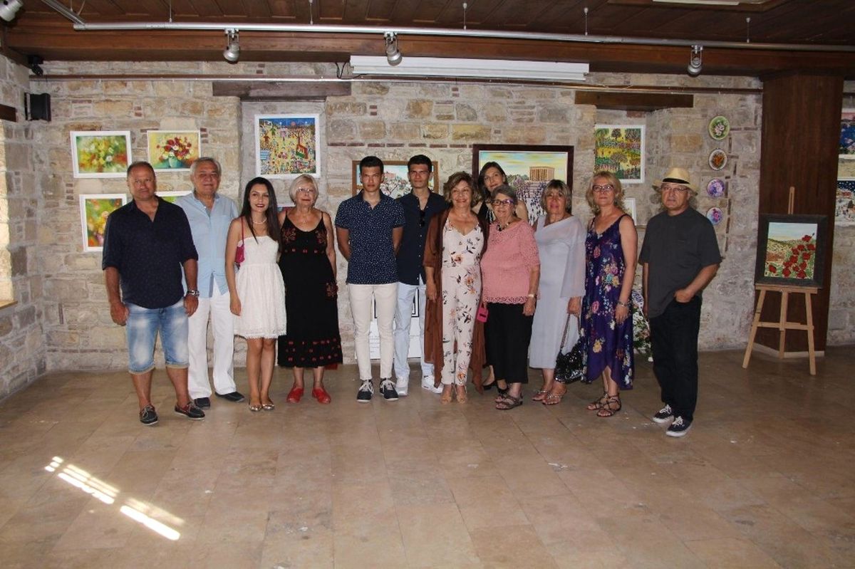 Kuşadası'nda 'Ankara Rüzgarı' Resim Sergisi