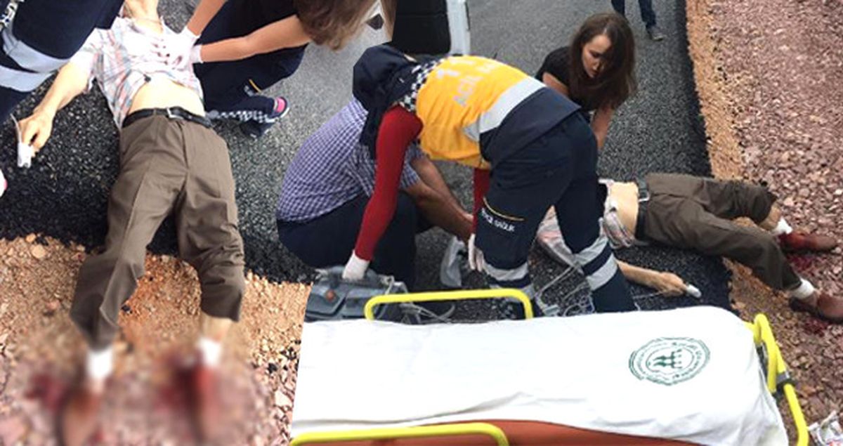 Yol Kenarında Ayak Bileklerinde Bıçak Yarasıyla Bulunan Yaşlı Adam Hastanede Öldü