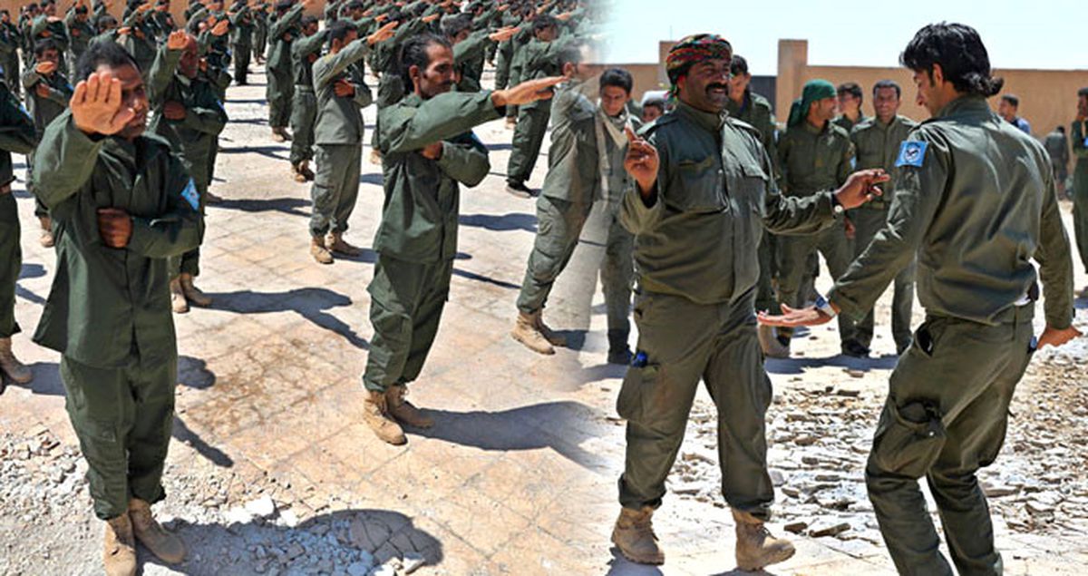 ABD'nin Eğitim Kampında Eğitilen PKK'lı Teröristlerin 'Mezuniyet' Görüntüleri Ortaya Çıktı