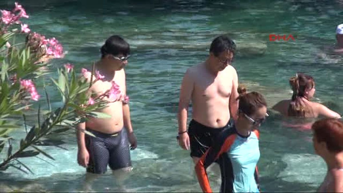 Denizli Koreliler Pamukkale'ye Hayran Kaldı