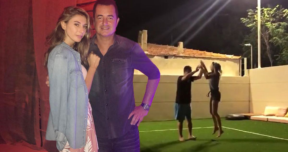 Şeyma Subaşı, Acun Ilıcalı ile Ayak Tenisi Oynayınca 'Her Oyuna Yeteneği Var' Dedirtti