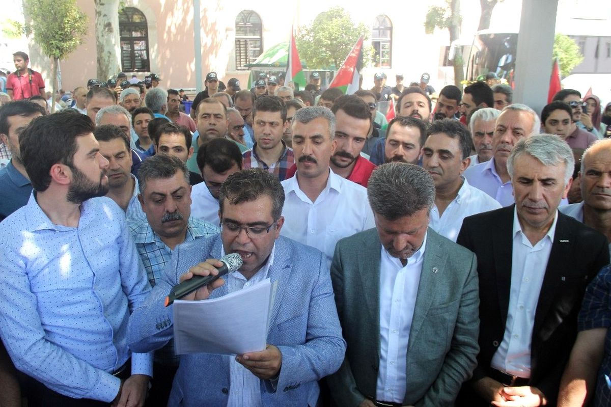 Elazığ'dan İsrail'e Mescid-i Aksa Tepkisi