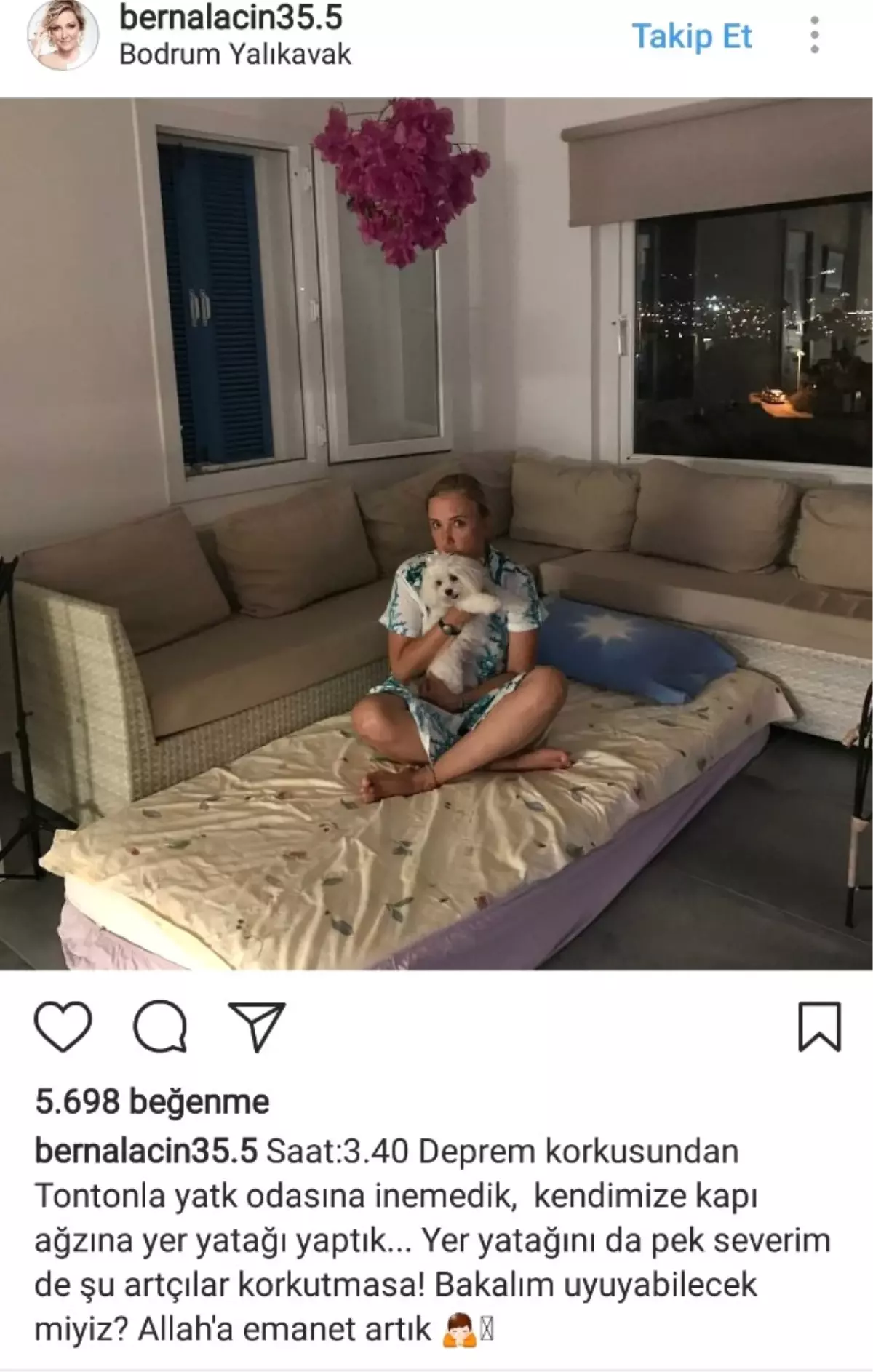 Ünlü İsimlerin Deprem Korkusu