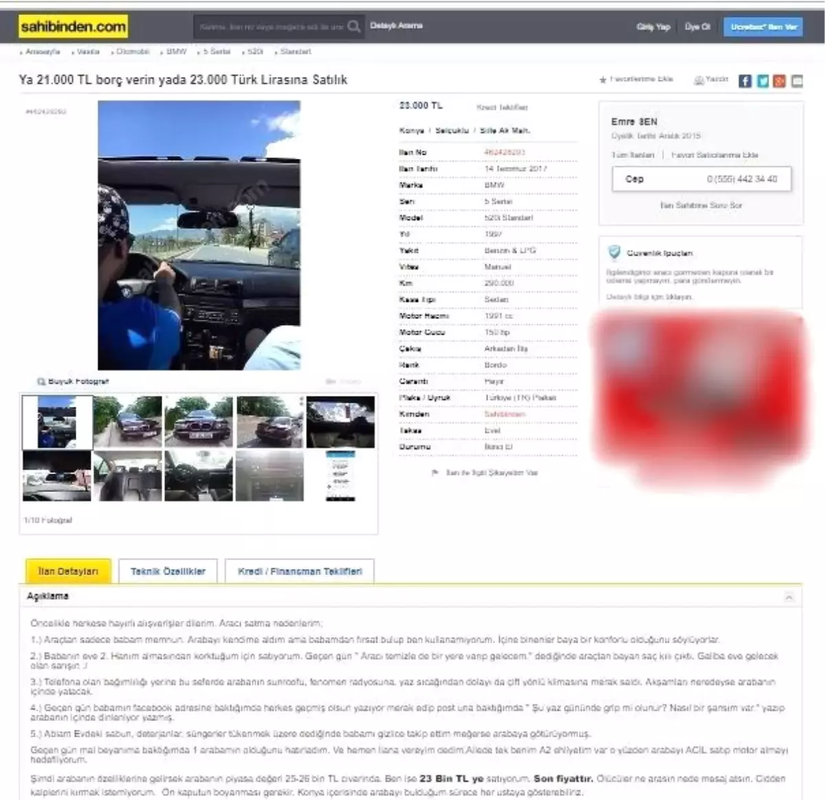 Babasına Kızıp Verdiği İlan Görenleri Şaşırtıyor