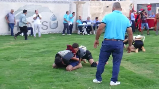 Hatay'da Aba Güreşi Elemeleri Başladı