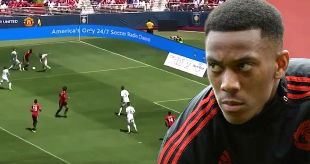 Manchester United'lı Martial, Real Madrid Savunmasını İpe Dizdi