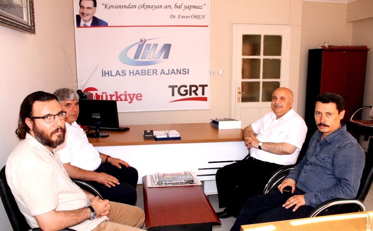 Rektör Gönüllü'den İha'ya Ziyaret