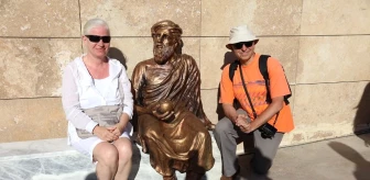 Tartışılan Anaksagoras Heykeli Bakıma Alındı