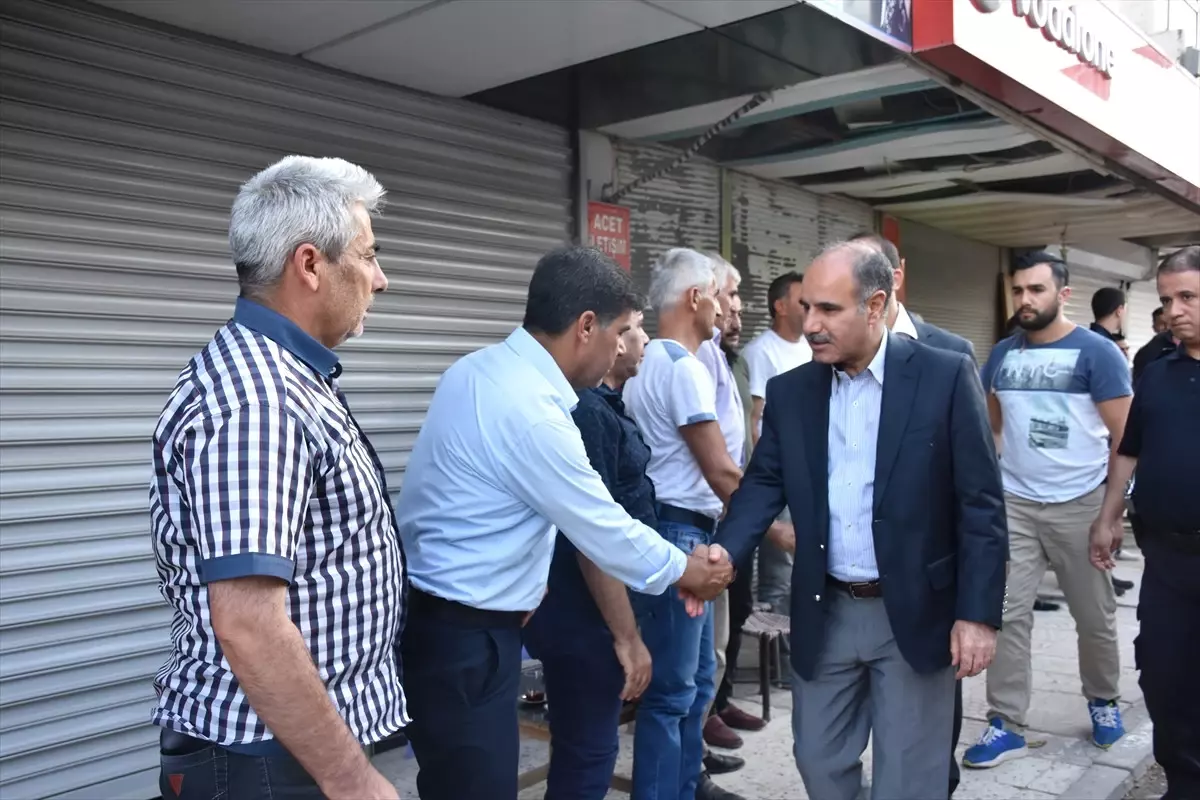 Vali Aktaş İdil Esnafını Ziyaret Etti