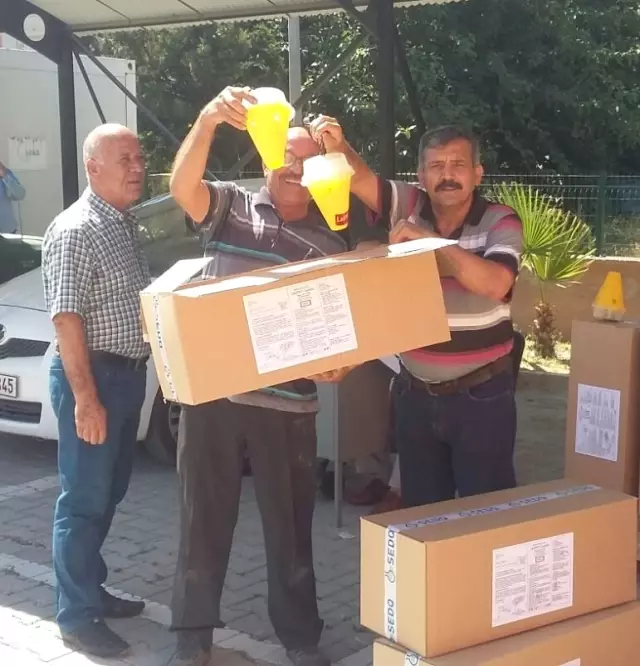 Hatay'da Üreticiye 18 Bin 400 Adet Tuzak Dağıtıldı