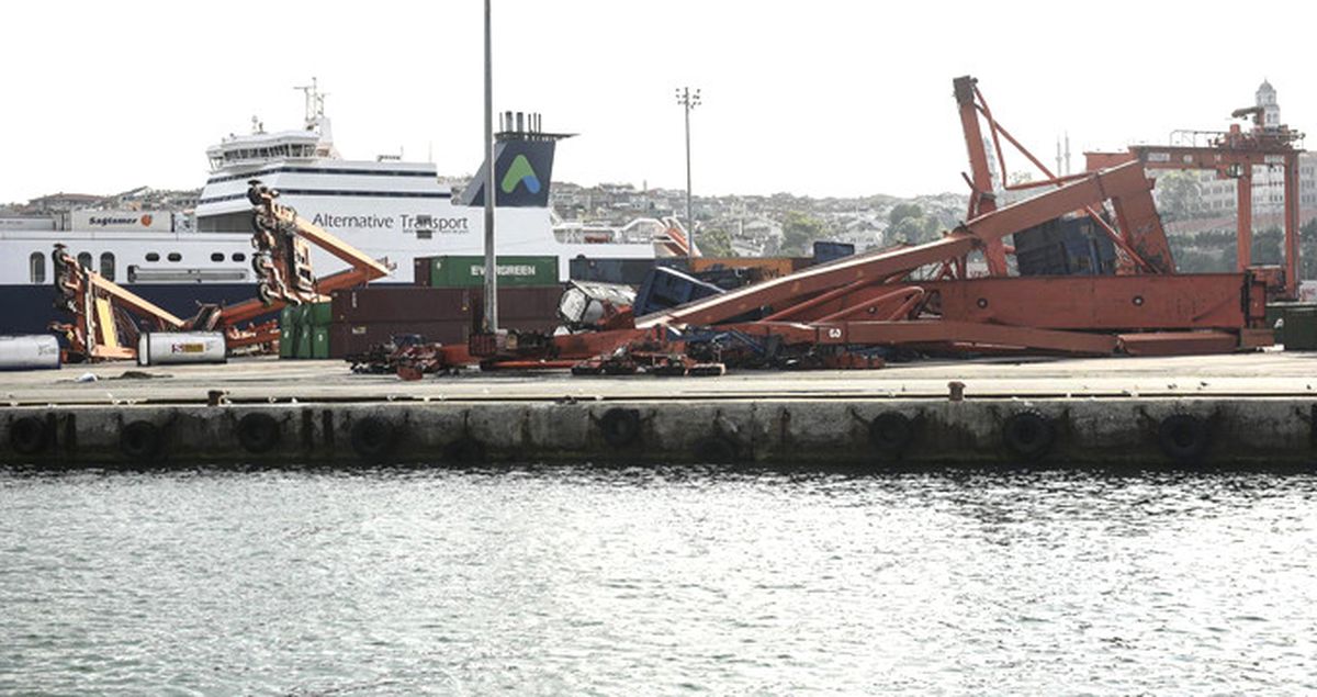 Haydarpaşa Limanı'ndaki Zarar Gün Işıdığında Ortaya Çıktı