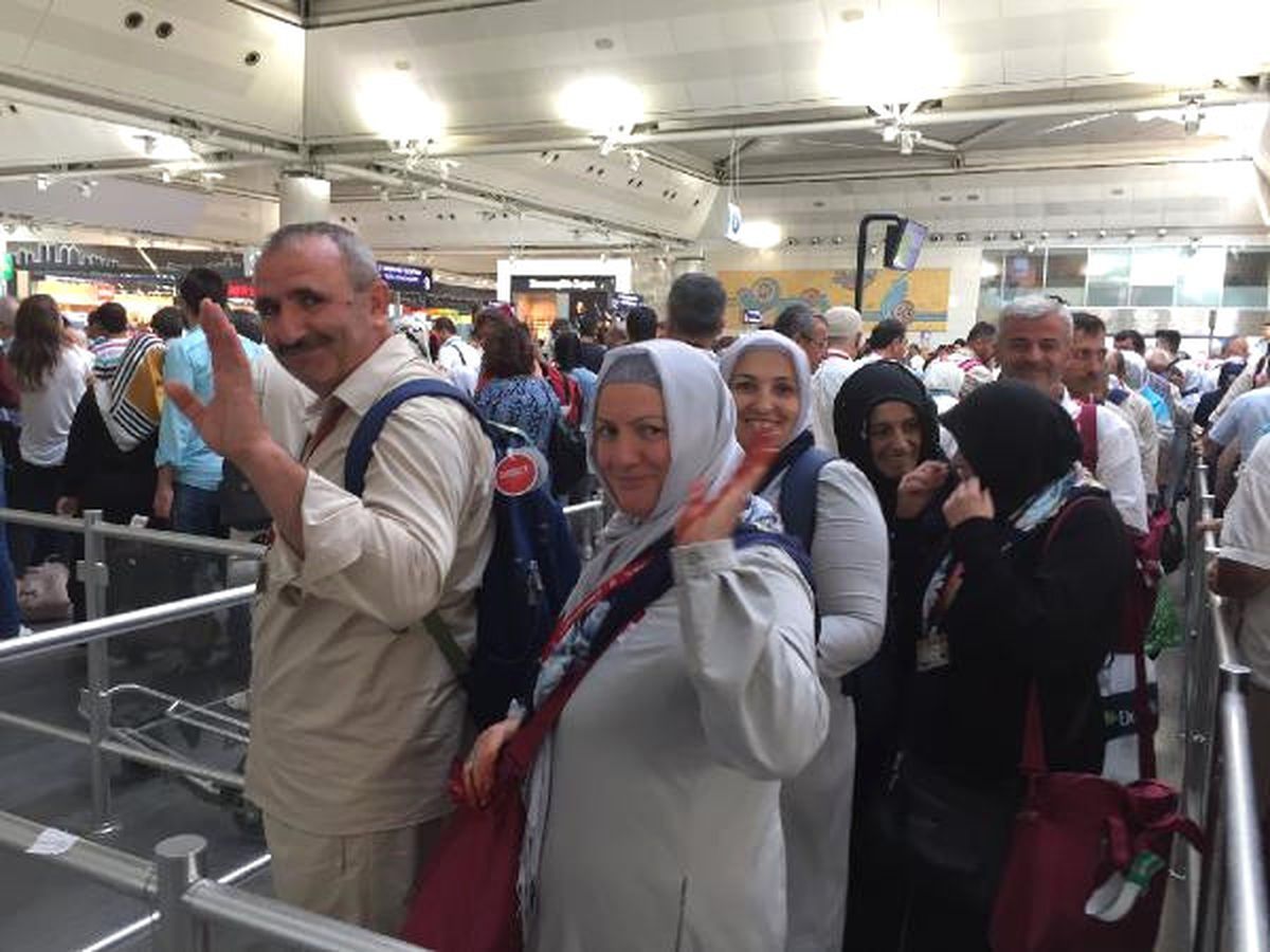 Atatürk Havalimanı'ndan İlk Hac Kafilesi Uğurlandı