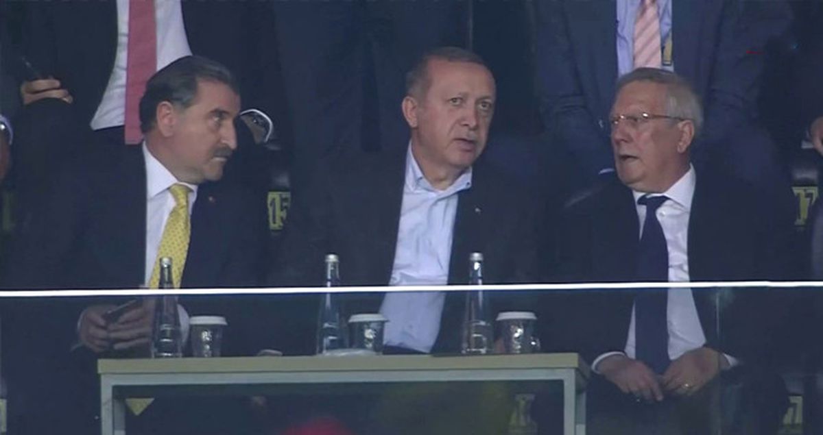 Cumhurbaşkanı, Fenerbahçe-Sturm Graz Maçı İçin Ülker Stadı'na Geldi