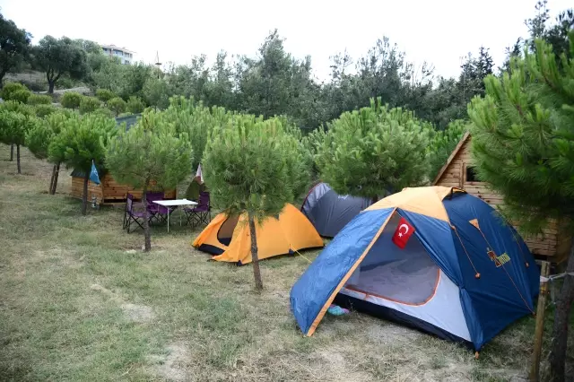 İzciler Beylikdüzü'nde Kampta