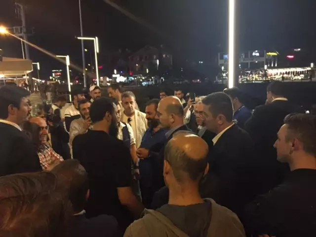 Bakan Soylu Uzungöl'de İncelemelerde Bulundu