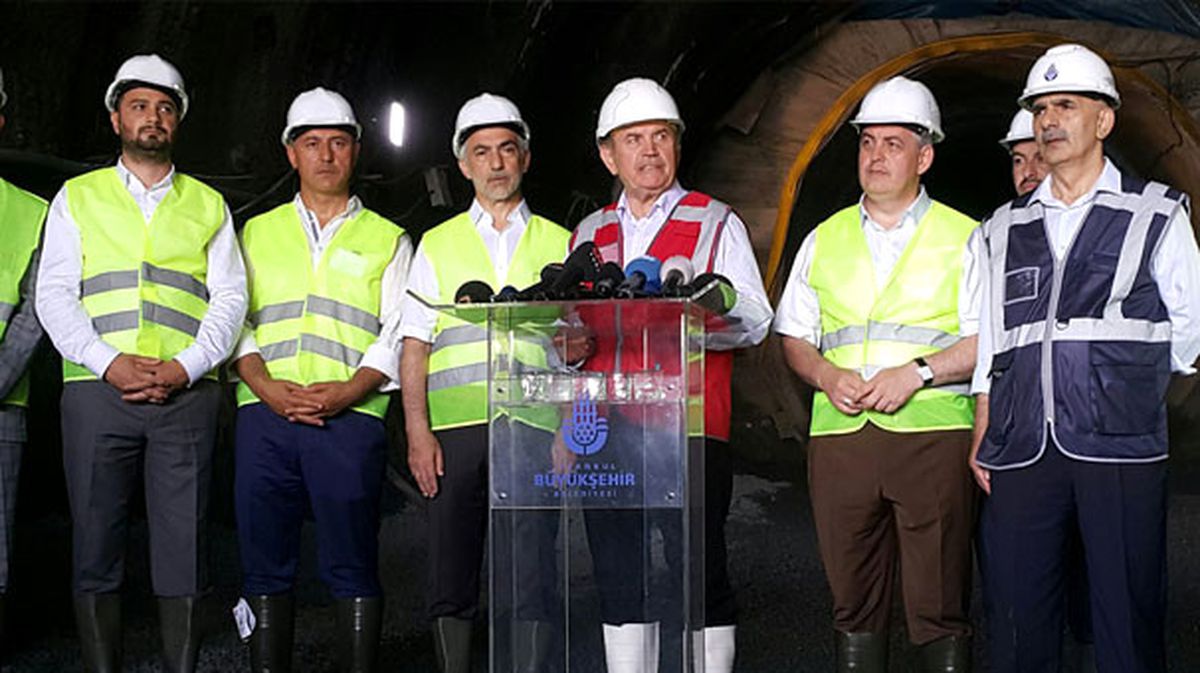 Mecidiyeköy-Mahmutbey Metrosunda Kazı Çalışmaları Tamamlandı