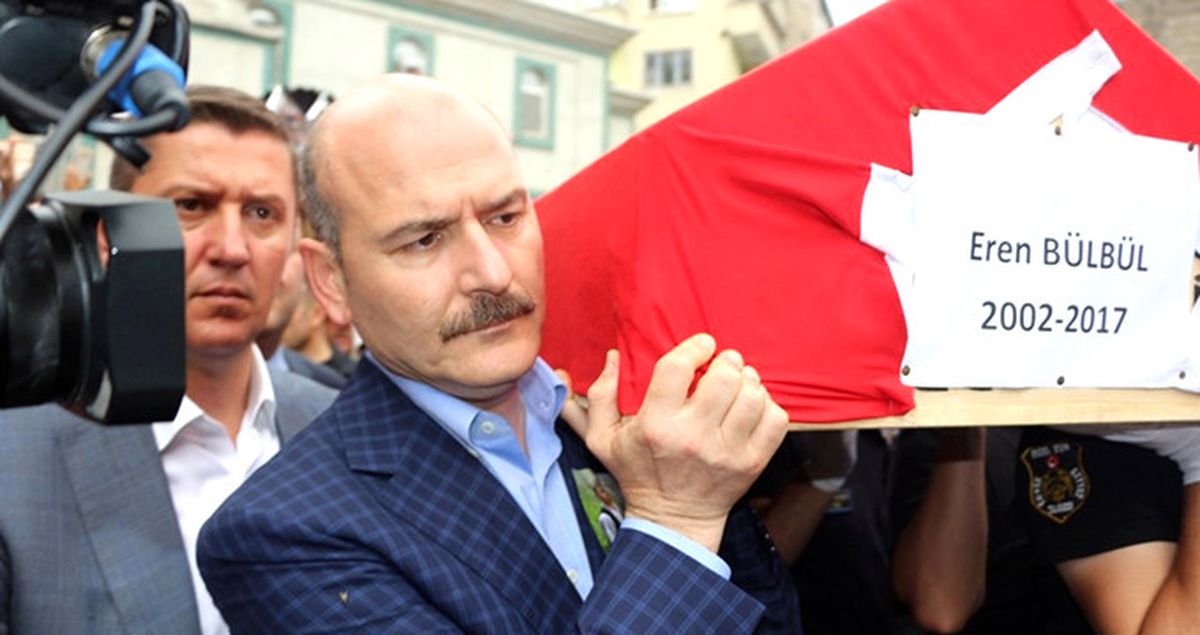 Maçka Şehidi Eren Bülbül'ü Binlerce Hemşehrisi Son Yolculuğuna Uğurladı