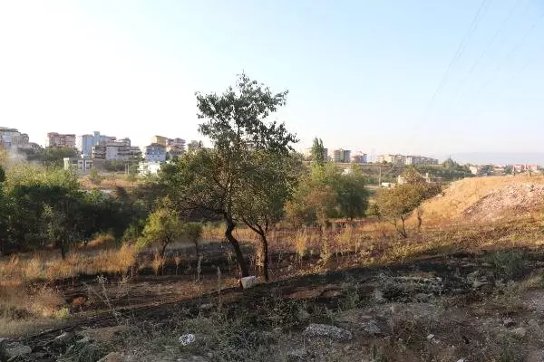 Akaryakıt İstasyonuna Yaklaşan Yangın Korkuttu