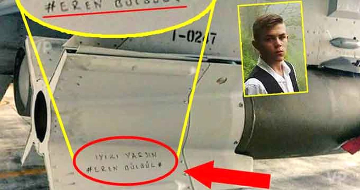 F-16'lar 5 Teröristi Üzerinde 'İyi ki Varsın Eren Bülbül' Yazan Füzelerle Vurdu