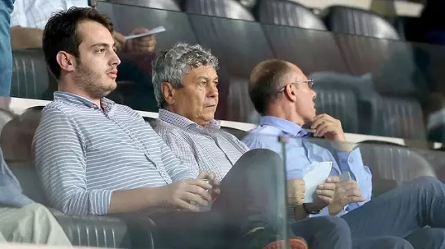 Mircea Lucescu Tribünde