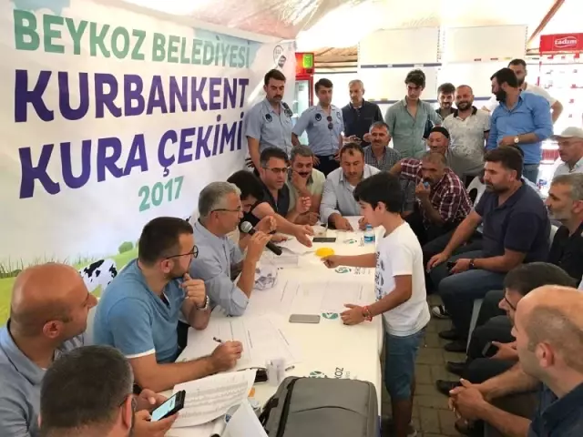 Kurbankent' Çadırlarında Kura Çekimi Yapıldı