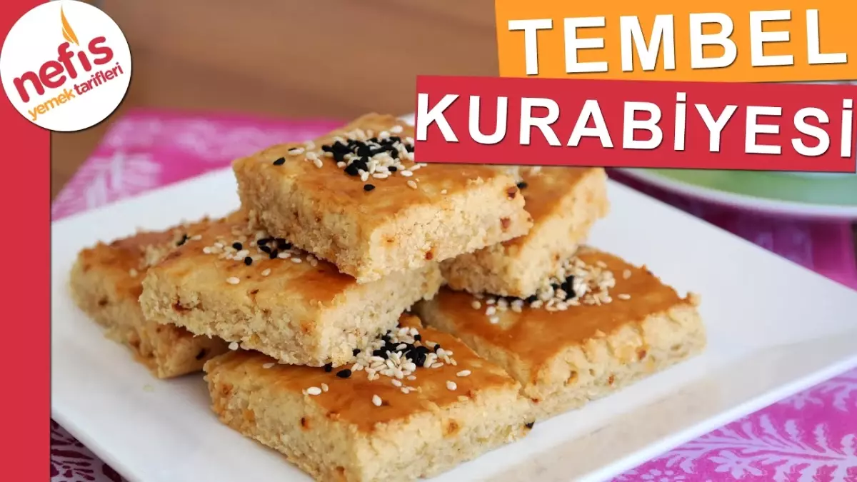 Tembel Kurabiyesi - Bayatlamayan Ağızda Dağılan Tuzlu Bir Kurabiye Tarifi
