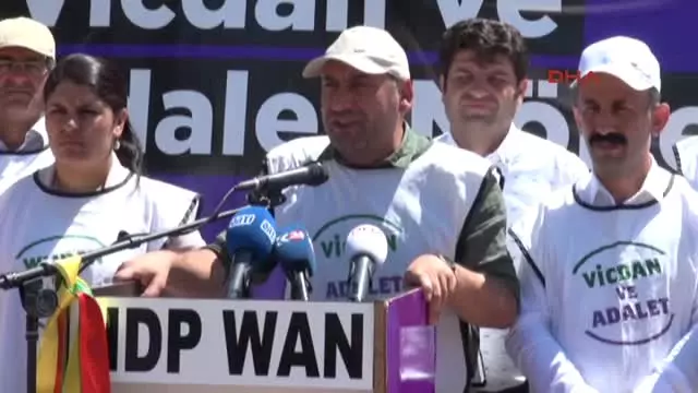 Van Hdp'nin Van'daki 'Vicdan ve Adalet Nöbeti' Sona Erdi