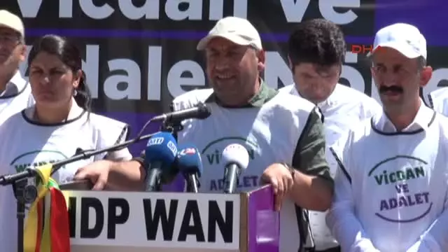 Van Hdp'nin Van'daki 'Vicdan ve Adalet Nöbeti' Sona Erdi