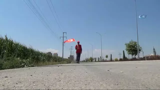 Rüyasında Gördüğü Şehit Ömer Halisdemir İçin Üçüncü Kez Yollara Düştü