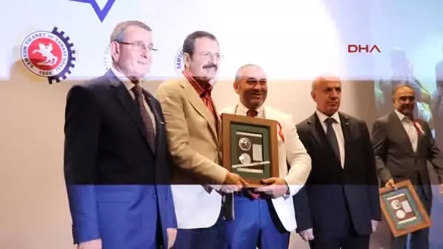Samsun TOBB Başkanı Hisarcıklıoğlu, Samsun'da Ödül Törenine Katıldı